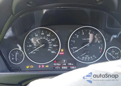 2015 BMW 328I xDrive z USA, uszkodzony, nr VIN WBA3B5C5XFF961316